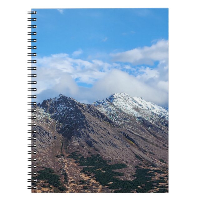 Caderno Espiral Notebook Espiral Maiestoso Blue Mountain (Frente)