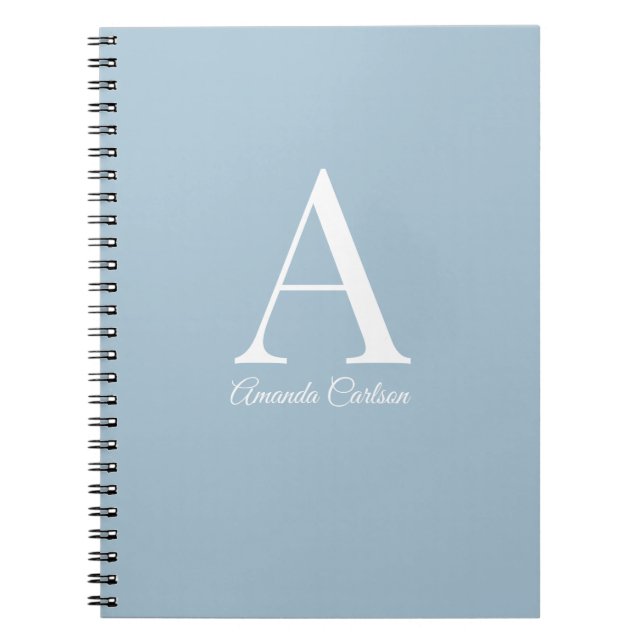 Caderno Espiral Notebook espiral minimalista (Frente)
