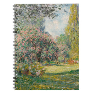 Caderno Espiral Notebook Espiral Monet Primavera Garden