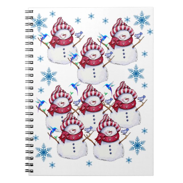 Caderno Espiral Notebook espiral natalino (Frente)