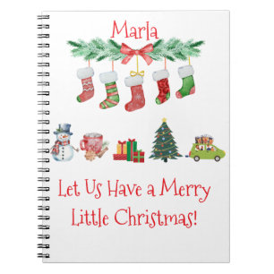 Caderno Espiral Notebook espiral natalino - Orador de presentes de