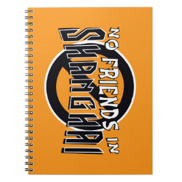 Caderno Espiral Notebook espiral "No Friends in Shanghai" (sem ami
