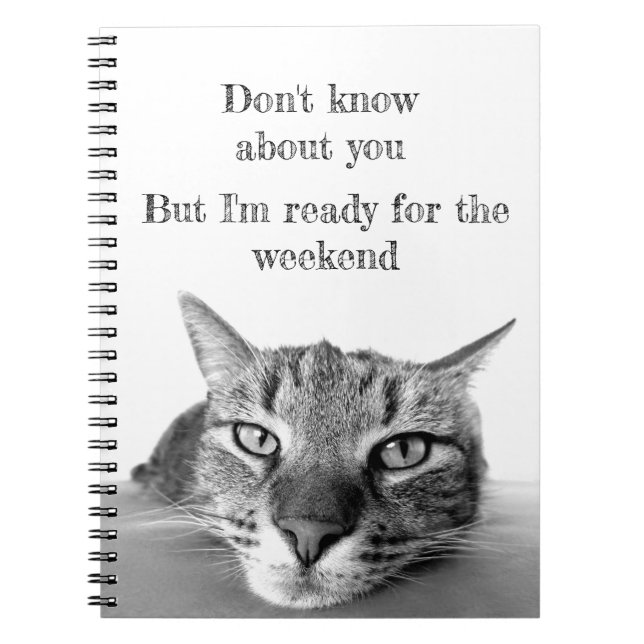 Caderno Espiral Notebook espiral - Notebook Cat (Frente)