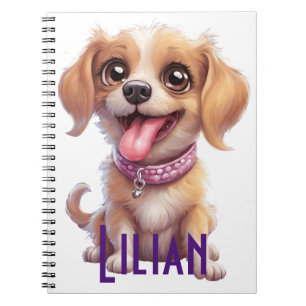 Caderno Espiral Notebook Espiral para Cachorros Personalizados: De