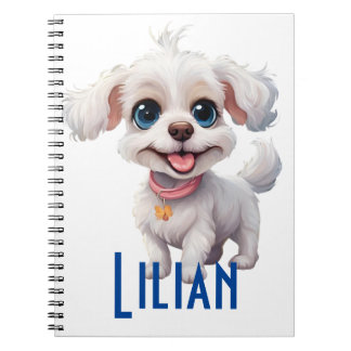 Caderno Espiral Notebook Espiral para Cachorros Personalizados: De