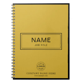 Caderno Espiral Notebook espiral personalizado com nome e logotipo