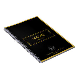 Caderno Espiral Notebook espiral personalizado com nome e logotipo