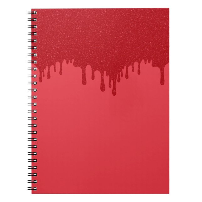 Caderno Espiral Notebook Espiral Personalizado De Tomato Red Drip (Frente)