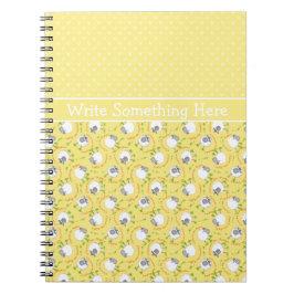 Caderno Espiral Notebook Espiral Personalizado: Padrões Ovino Amar