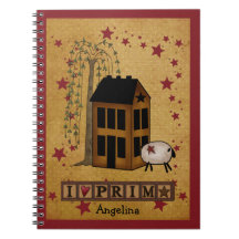 Notebook Espiral Personalizado Prim Sheep e Saltbo