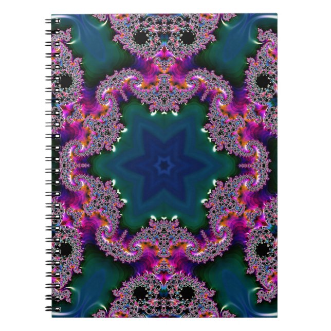 Caderno Espiral Notebook espiral por radiação frontal (Frente)