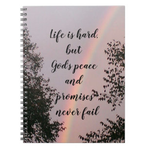 Caderno Espiral Notebook espiral promete a Deus