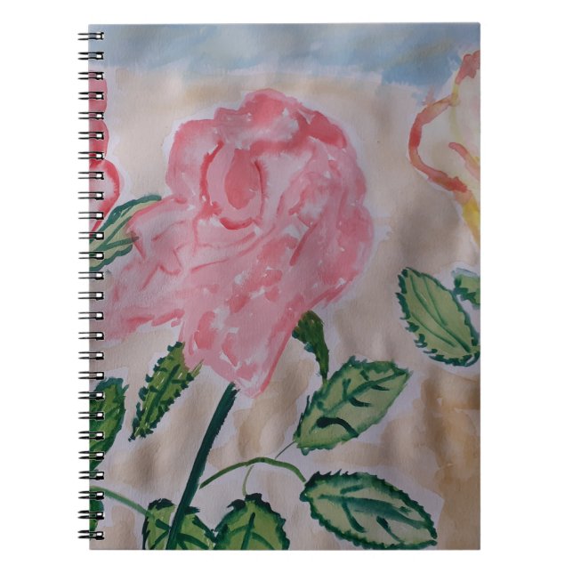 Caderno Espiral Notebook espiral Rosa Verão (Frente)