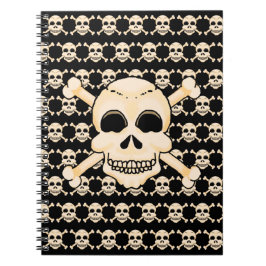 Caderno Espiral Notebook Espiral Skull & Crossbones