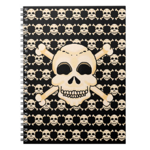 Caderno Espiral Notebook Espiral Skull & Crossbones