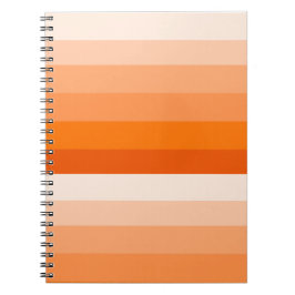 Caderno Espiral Notebook Espiral Stripe Laranja