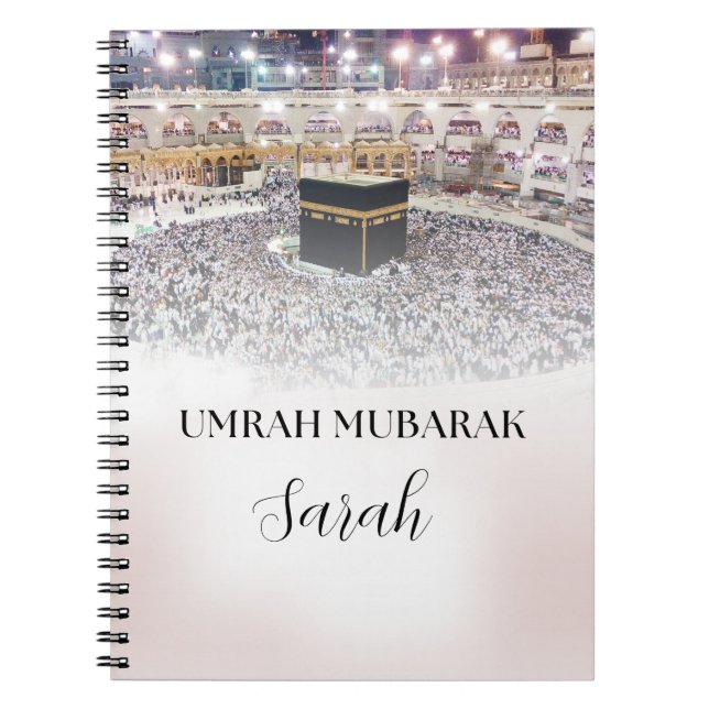 Caderno Espiral Notebook Espiral Umrah Mubarak (Frente)