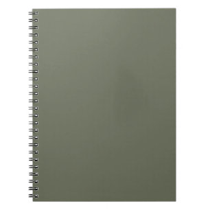 Caderno Espiral Notebook espiral verde de Moss minimalista