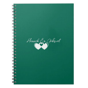 Caderno Espiral Notebook Espiral Verde Esmeralda