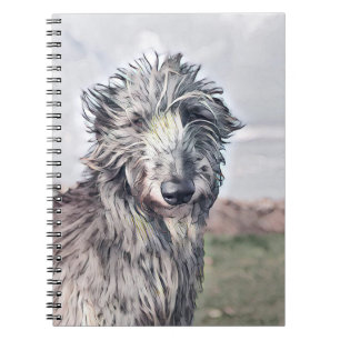 Caderno Espiral Notebook Espiral Vinculado à Arte Deerhound