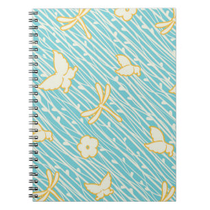 Caderno Espiral Notebook espiralado borboleta Dragonfly