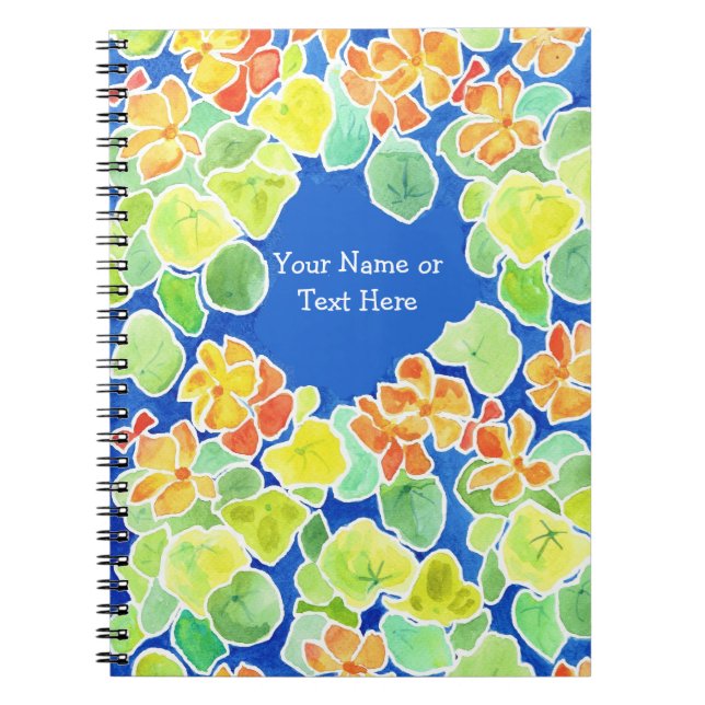 Caderno Espiral Notebook espiralado e náuseas amarelo (Frente)