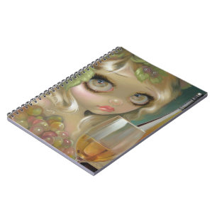 Caderno Espiral Notebook "Espíritos da Vinha: Chardonnay"