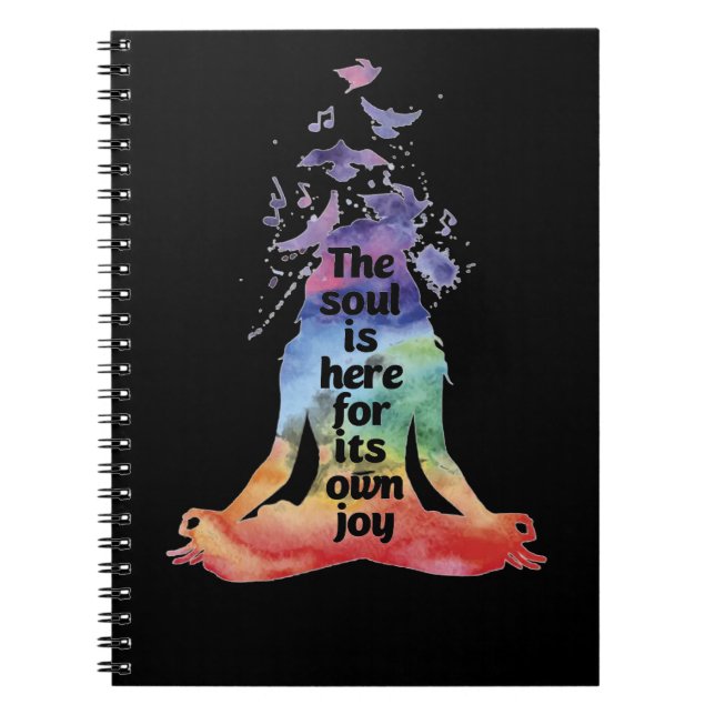 Caderno Espiral notebook espiritual (Frente)