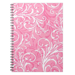 Caderno Espiral Notebook espiritual cor-de-rosa