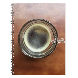Caderno Espiral Notebook Espresso Café