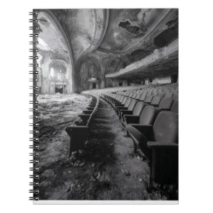 Caderno Espiral Notebook estético decadente abandonado