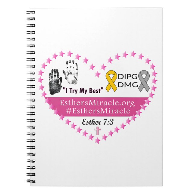 Caderno Espiral Notebook Esther's Miracle Spiral (Frente)