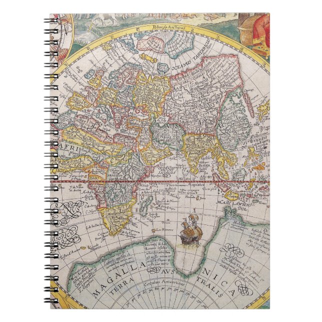 Caderno Espiral Notebook Europa do Estilo Renascentista (Frente)
