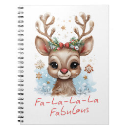 Caderno Espiral Notebook Fa-La-La-La Fabuloso de Férias