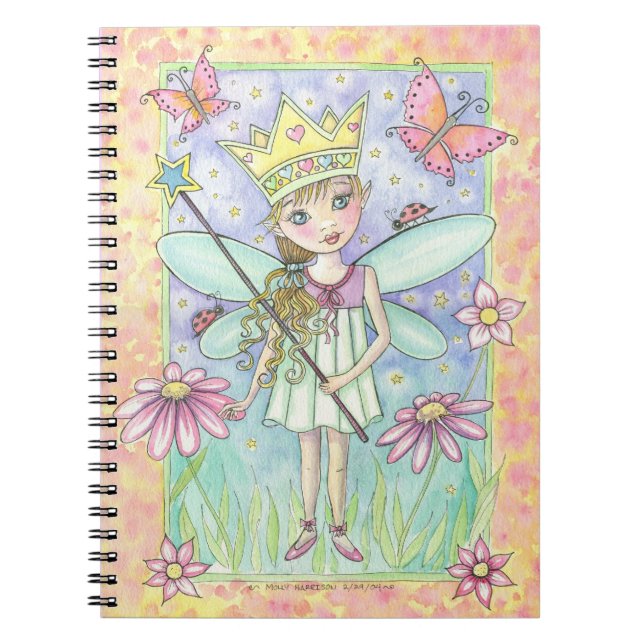 Caderno Espiral Notebook Fairy Princess (Frente)