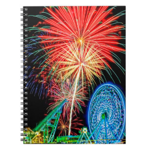 Caderno Espiral Notebook Fantástico Fireworks