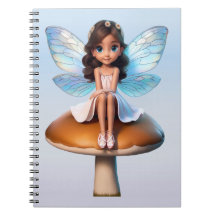 Notebook Fantasy Fairy 6,5 x 8,75 Polegadas
