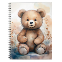 Caderno Espiral Notebook Fantasy Teddy Bear 6,5 x 8,75 Polegadas