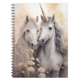 Caderno Espiral Notebook Fantasy Unicorn 6,5 x 8,75 pol