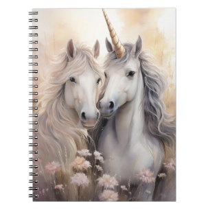 Caderno Espiral Notebook Fantasy Unicorn 6,5 x 8,75 pol