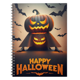 Caderno Espiral Notebook Feliz Halloween