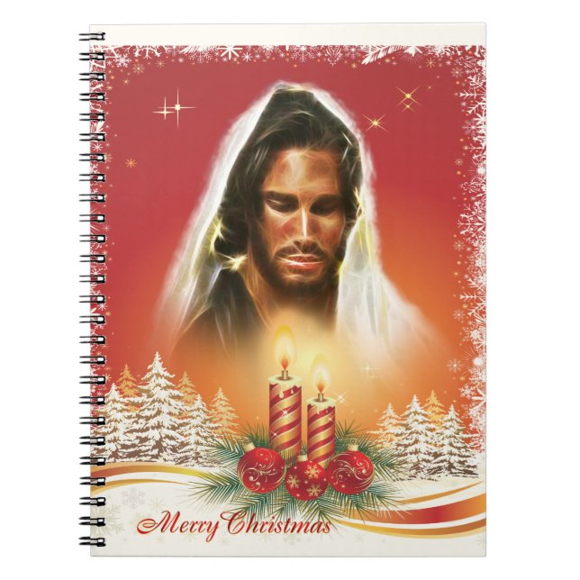 Caderno Espiral Notebook Feliz Natal 16 (Frente)