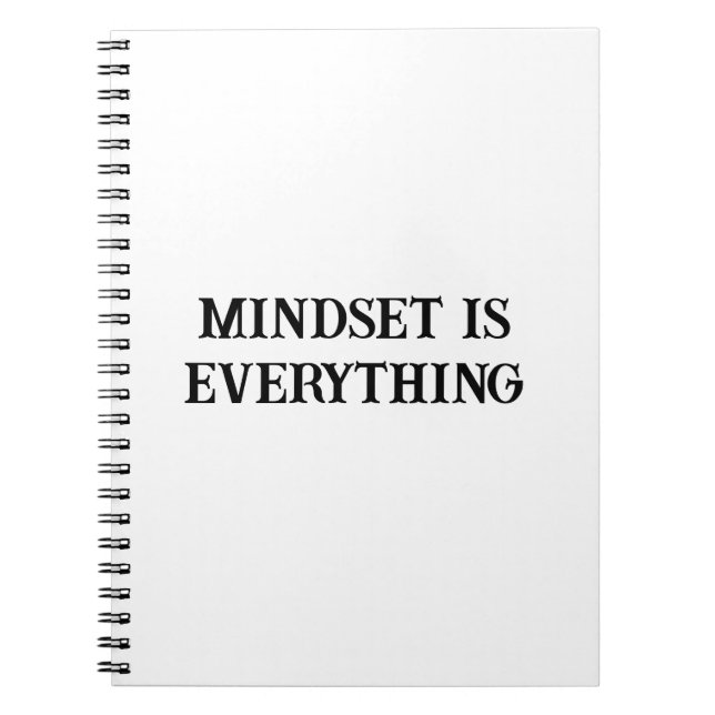 Caderno Espiral Notebook feminino motivacional (Frente)