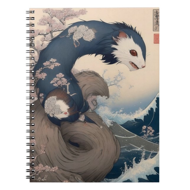 Caderno Espiral Notebook - Ferret - Japan (Frente)