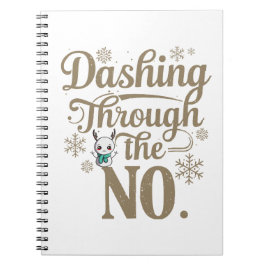 Caderno Espiral Notebook Festivo Engraçado