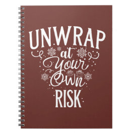 Caderno Espiral Notebook Festivo Engraçado