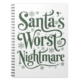 Caderno Espiral Notebook Festivo Engraçado