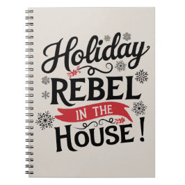 Caderno Espiral Notebook Festivo Engraçado