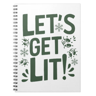 Caderno Espiral Notebook Festivo Engraçado