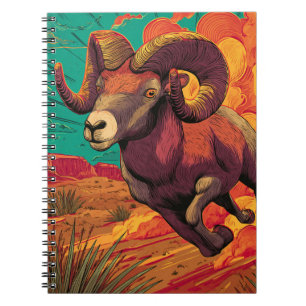 Caderno Espiral Notebook Fiery Aries Zodiac
